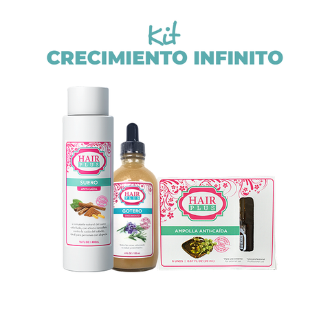 Suero 16onz - Gotero De Crecimiento - Ampolla Control-Caida 6pcs
