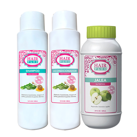 Shampoo 16oz - Conditioner 16oz -Jalea Penetre 16oz