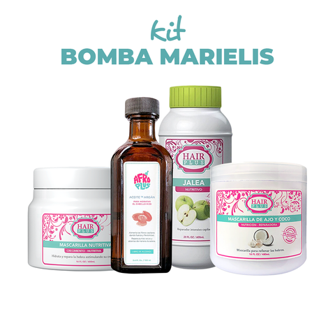 Mascarilla Ajo y Coco - Jalea Penetre - Aceite de Argán - Mascarilla Nutritiva